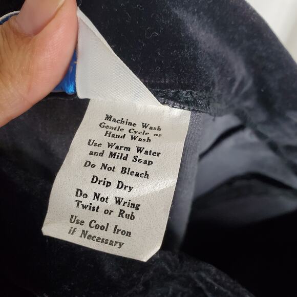 Summit of Boston Velvet Maxi Skirt w/ Embroidery - Picture 11 of 12